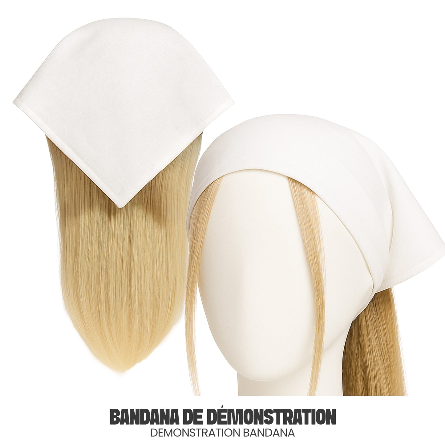 Bandana Fleurs Biscuit