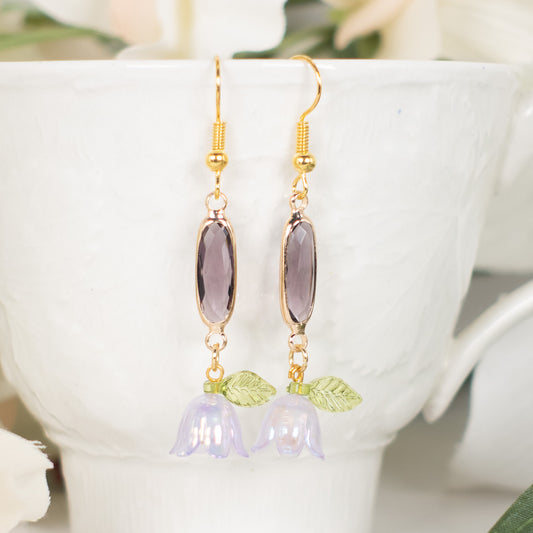 Boucles d'oreilles Lily Lavender