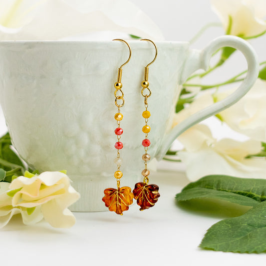 Boucles d'oreilles Feuilles d'Automne