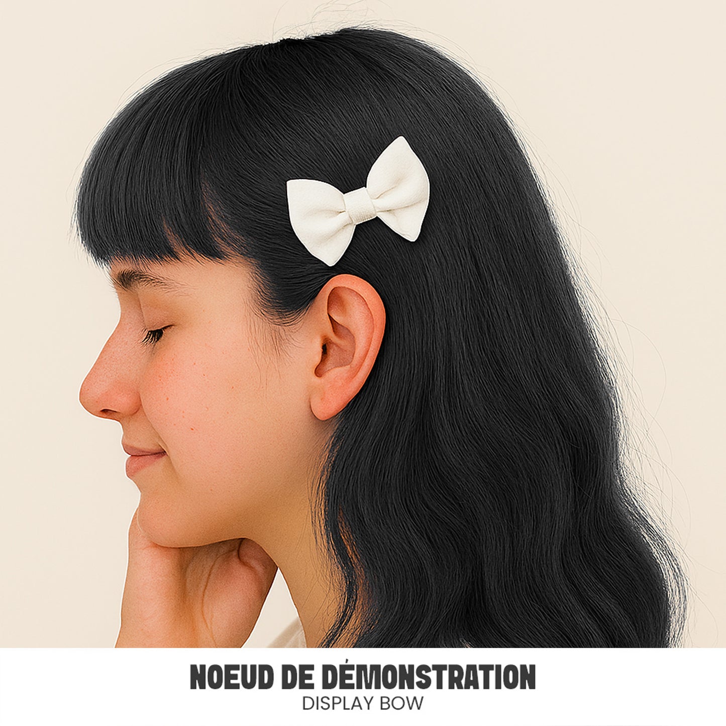 Nœud Sweet Délice (Cristal bleu & Argent)