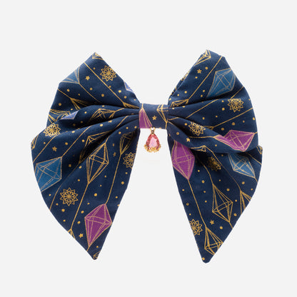 Nœud Blue Diamond (Cristal Rose)