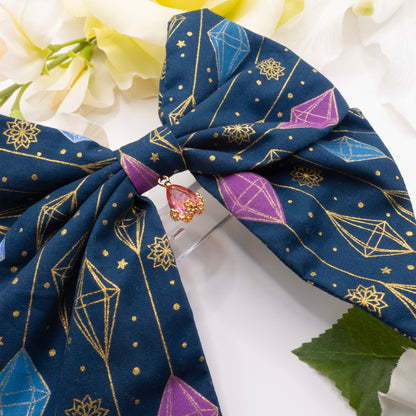 Nœud Blue Diamond (Cristal Rose)