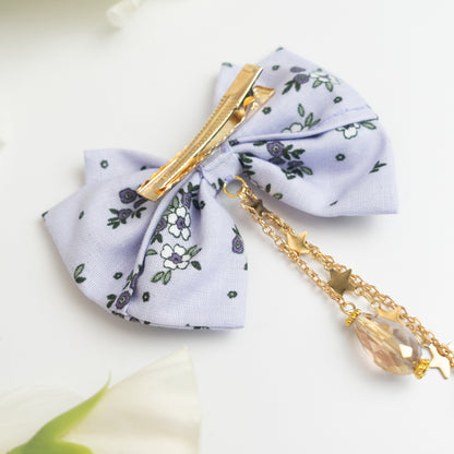 Nœud Sweet Lilas (Cristal & étoiles)