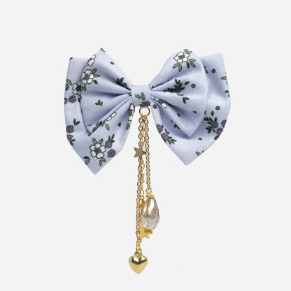 Nœud Sweet Lilas (Cristal & étoiles)