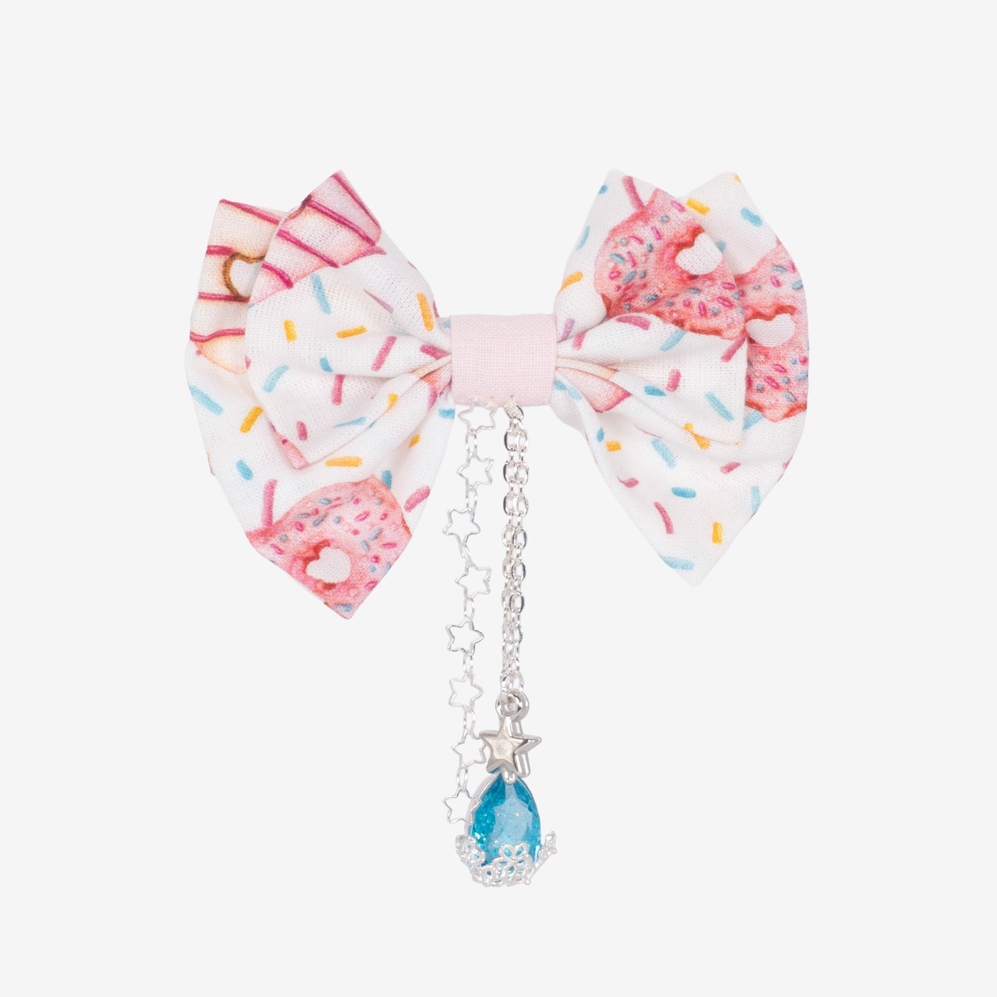 Nœud Sweet Délice (Cristal bleu & Argent)