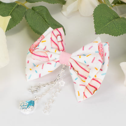 Nœud Sweet Délice (Cristal bleu & Argent)