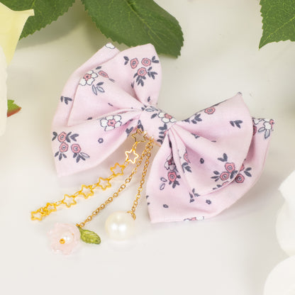 Nœud Sweet Rosaline (Fleur & Perle)