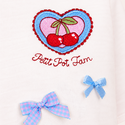 Cutie Cherry - Blanc cassé