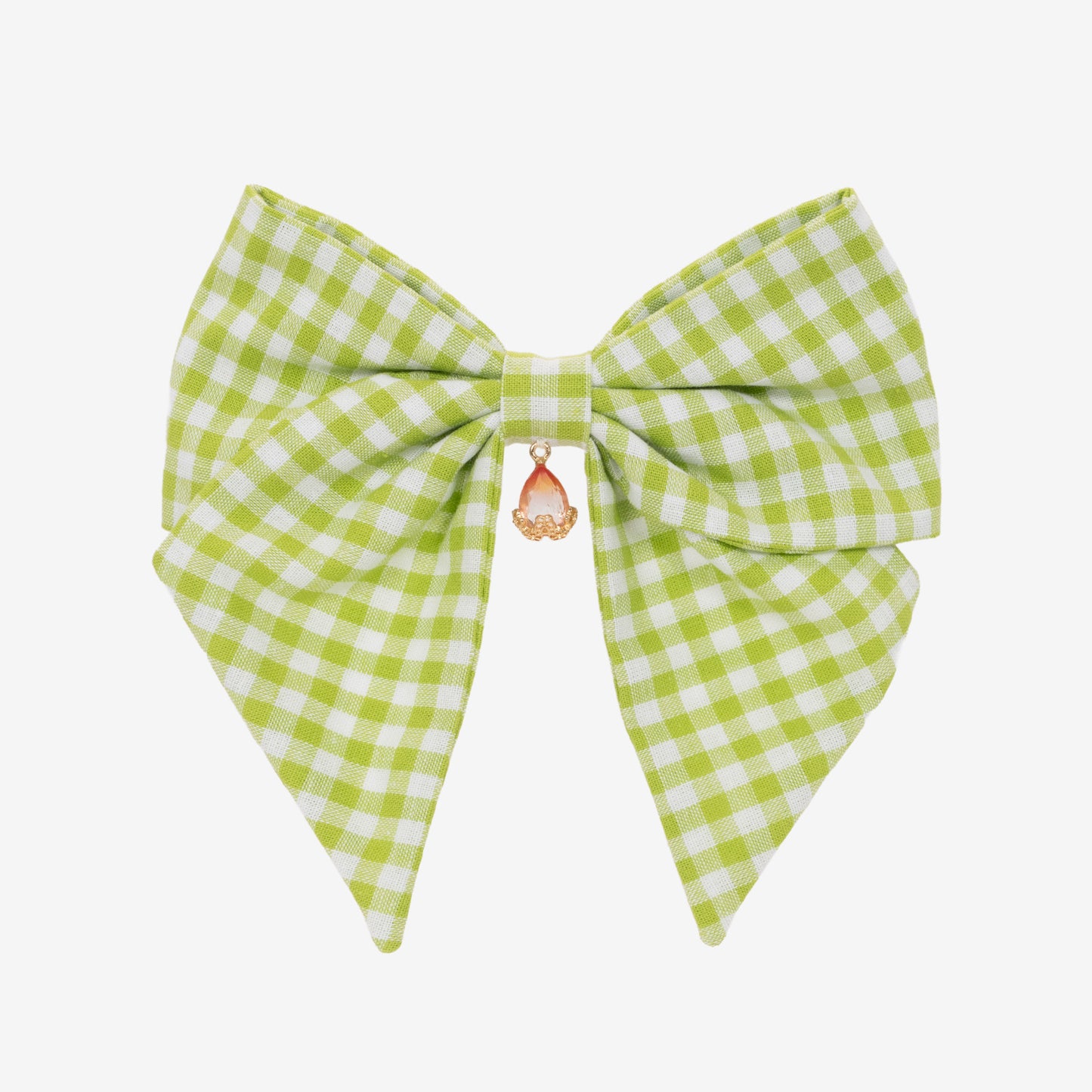 Nœud Pomme (Cristal Rose & Blanc)