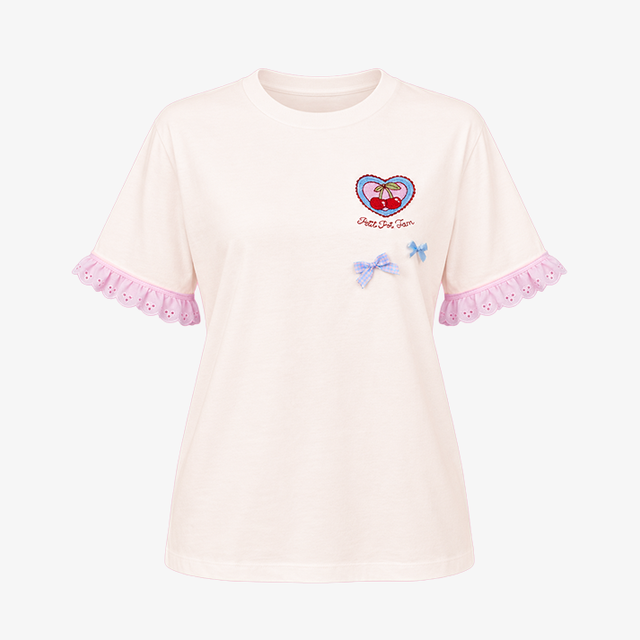 Cutie Cherry - Blanc cassé